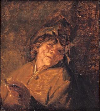 A Man Smoking a Pipe