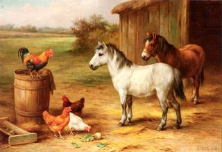 Barnyard Scene