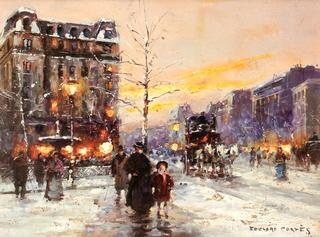 Parisian Street Scene