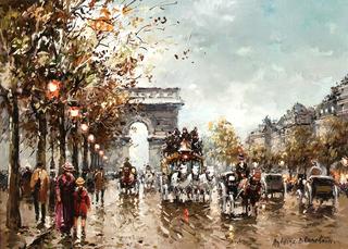 A View of the Arc de Triomphe