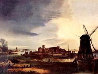 Landscape with a Windmill