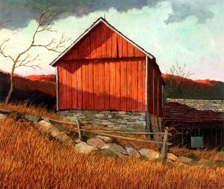 Barn on the Hillside