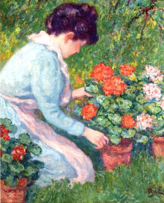 Woman in the Garden