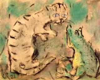 Cat and Frog