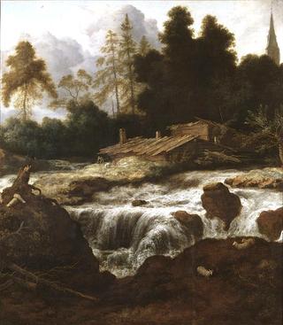 Landscape with a Waterfall