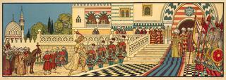 Scene from the Arabian Nights