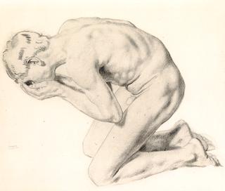 A Kneeling Man