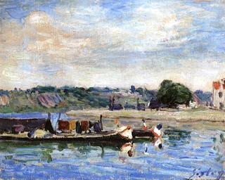 Banks of the Loing at Saint-Mammes