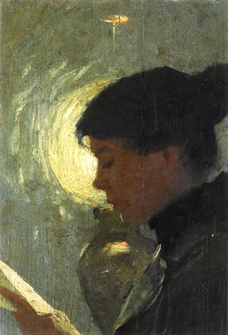 Young Woman Reading