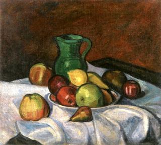 Still Life with Fruit and a Pitcher