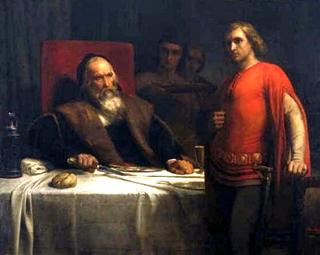 Count Eberhard of Württemberg and his Son