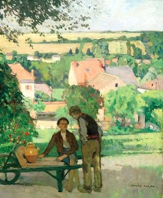 Conversation in the garden