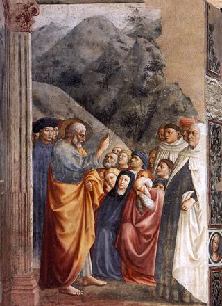 Saint Peter Preaching (Brancacci Chapel)