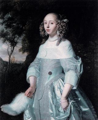 Portrait of Jeanne Parmentier, Wife of Louis de Geer