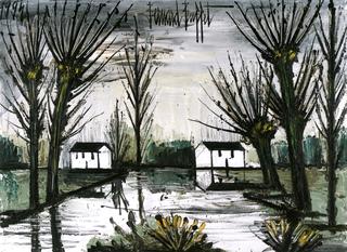 Willows and White Houses
