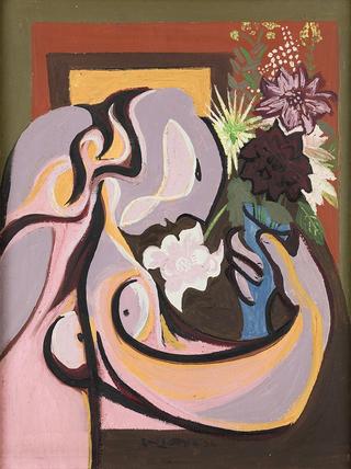 Girl with Bouquet