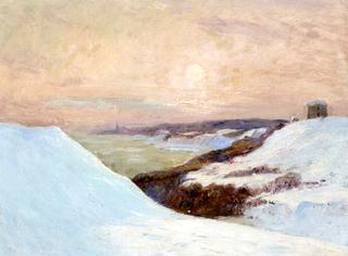 Winter View of Sillery, PQ, from the Plains of Abraham