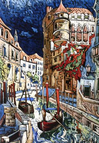 Landscape at Venice, Canal