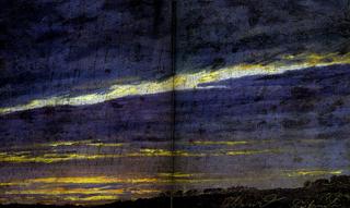 Nightly Cloudy Sky