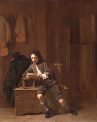 Young Man Reading