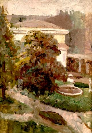 Landscape with Villa and Fountain