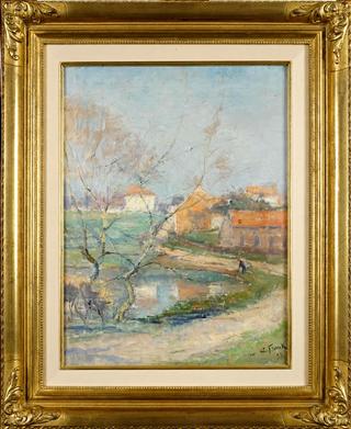 Landscape with figure
