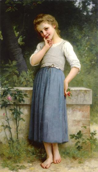 Young Girl with Cherries
