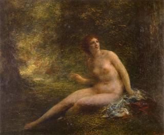 Frightened Bather