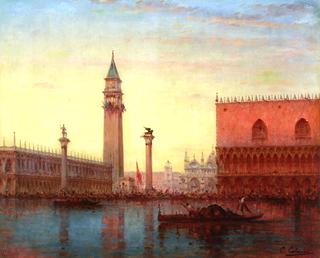 A View of Piazza San Marco from across the Lagoon, Venice