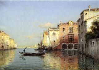 A Venetian gondolier