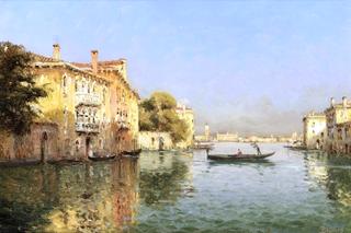 Gondola on a Venetian Canal
