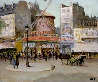 The Moulin Rouge, Paris