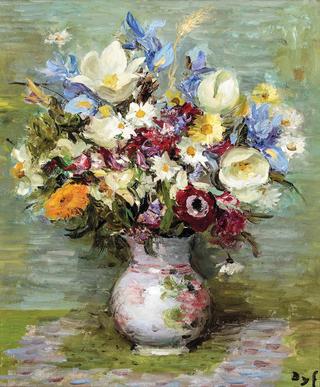 Tulips, Marigolds, Iris