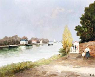 The Seine at Conflans-Sante-Honorine