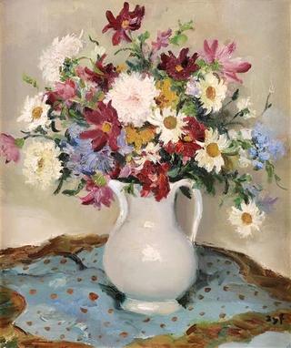 Pitcher with Flowers