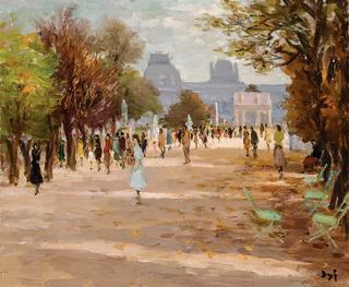 Tuilleries Garden in Paris