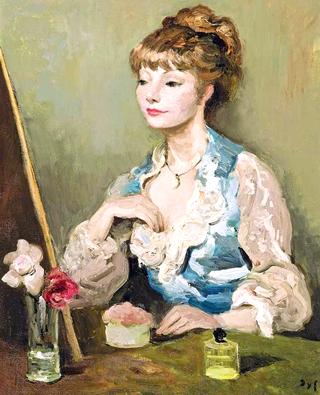 Claudine at the Dressing Table