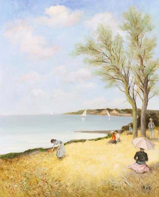 Picking Flowers in Brittany