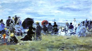 Trouville, Beach Scene