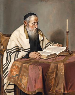 A Rabbi Reading