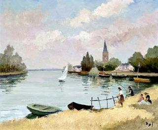 The Sarthe River