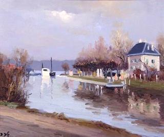Houses by a Canal