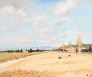 Figures in a Cornfield