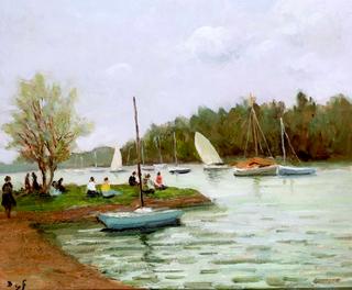 The River Auray, Brittany