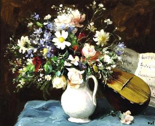 Flowers and Mandolin