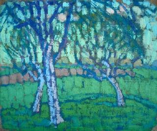 Landscape with Birch Tree