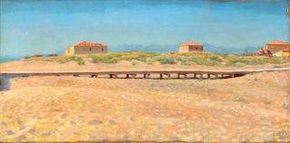 Beach Scenery from Bocca d'Arno, Pisa