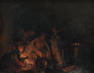 Leonora Christina Stripped and Seached by Servants of Queen Sofie Amalie