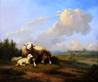 Sheep in a Landscape