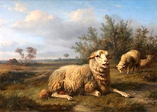 Landscape with Sheep